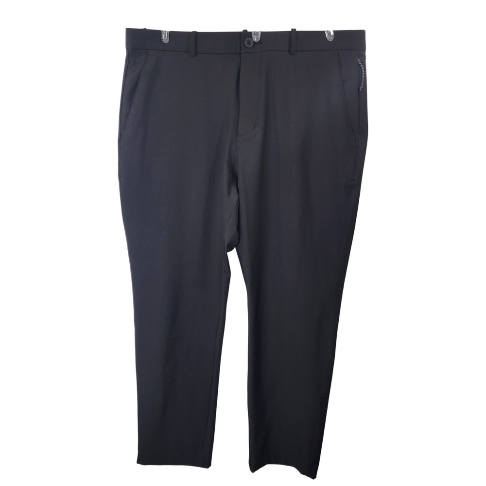 NWT FLX Steadfast Slim Chino Pants Mineral Black 38x30 Dynamic Stretch‎ Techwear
